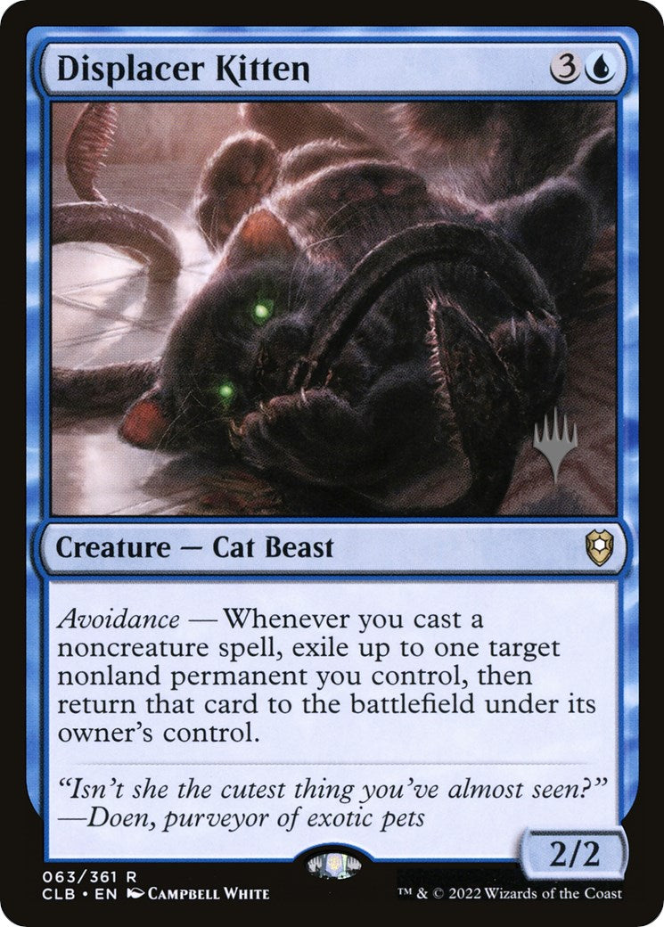 Displacer Kitten (Promo Pack) [The Lost Caverns of Ixalan Promos] | Nerdhalla Games