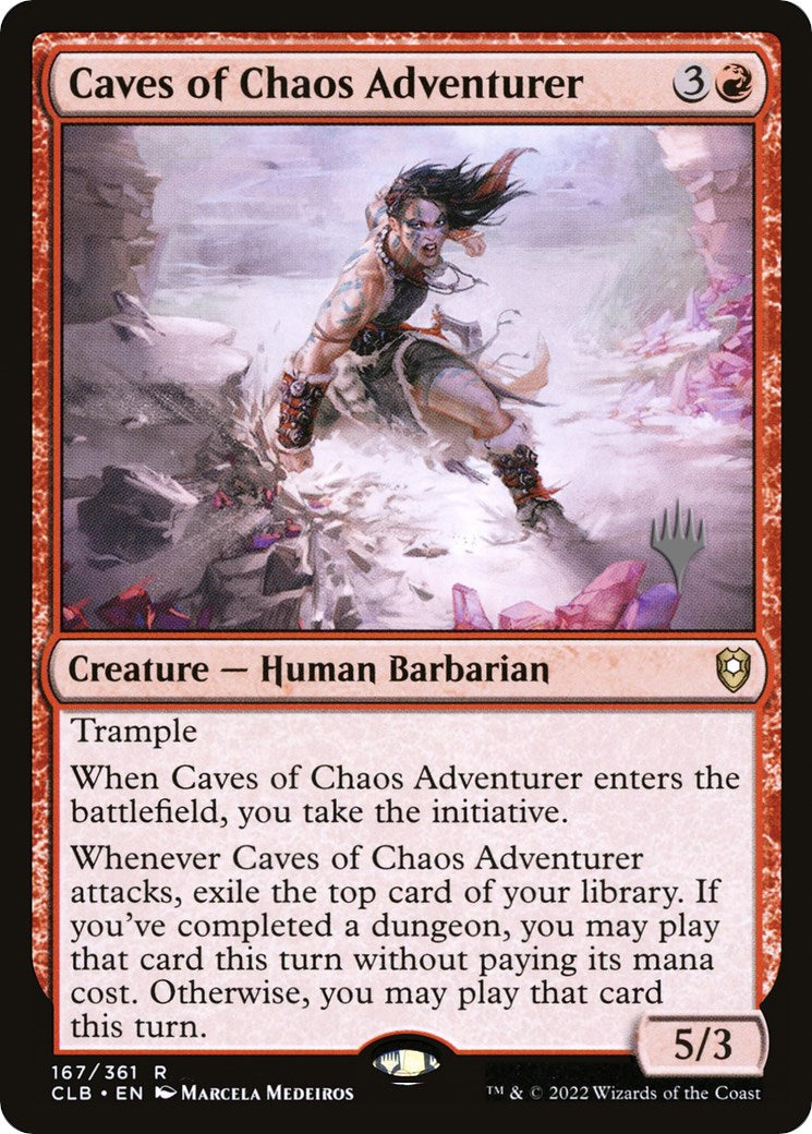 Caves of Chaos Adventurer (Promo Pack) [The Lost Caverns of Ixalan Promos] | Nerdhalla Games