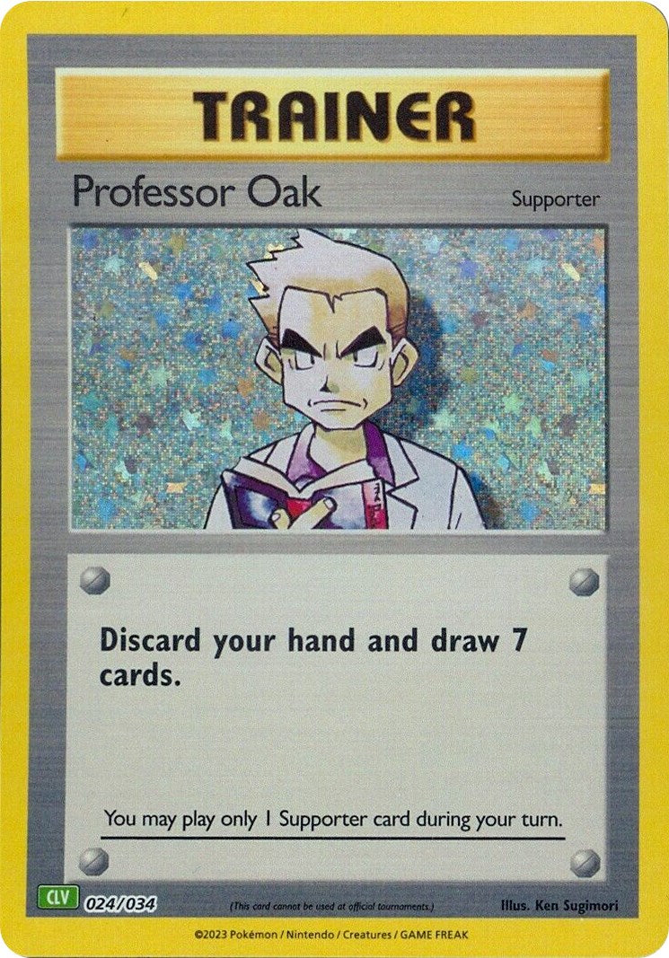 Professor Oak (CLV) [Trading Card Game Classic] | Nerdhalla Games