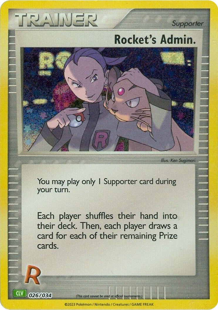 Rocket's Admin. (CLV) [Trading Card Game Classic] | Nerdhalla Games