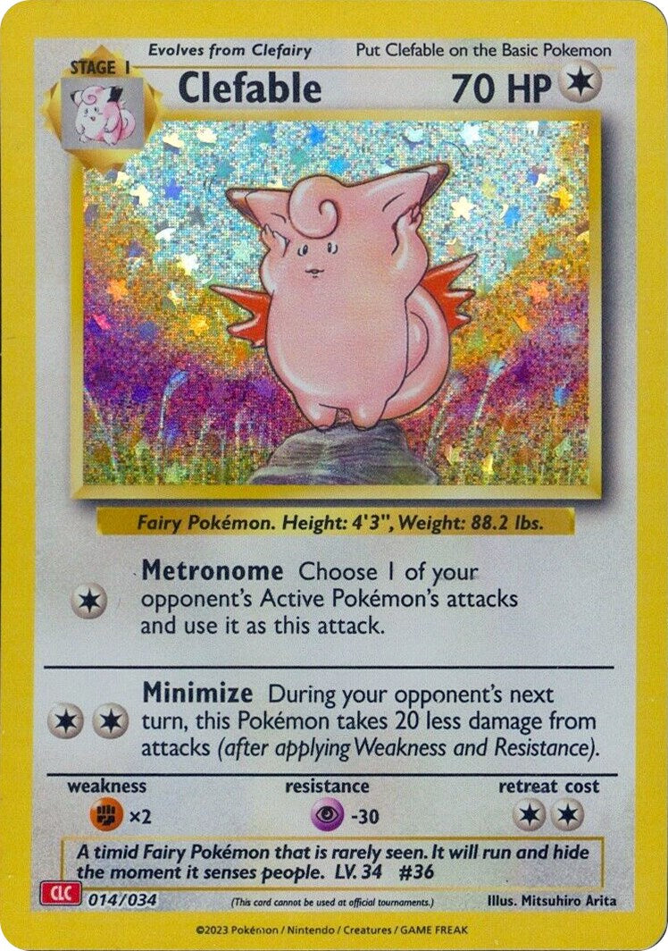 Clefable [Trading Card Game Classic] | Nerdhalla Games