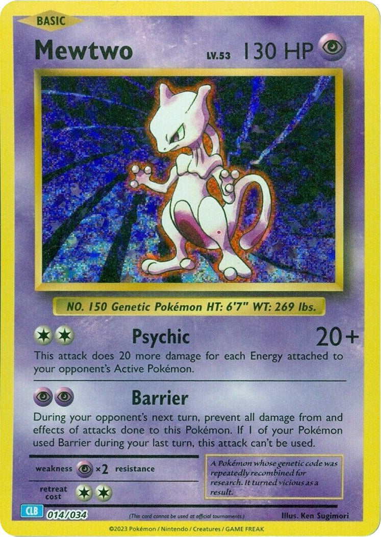 Mewtwo [Trading Card Game Classic] | Nerdhalla Games