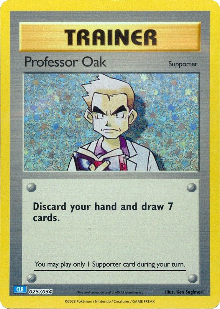 Professor Oak (CLB) [Trading Card Game Classic] | Nerdhalla Games