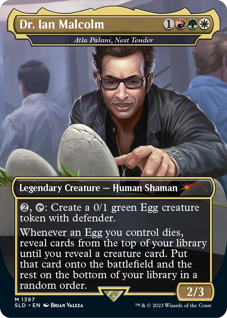 Dr. Ian Malcolm - Atla Palani, Nest Tender [Secret Lair Drop Series] | Nerdhalla Games