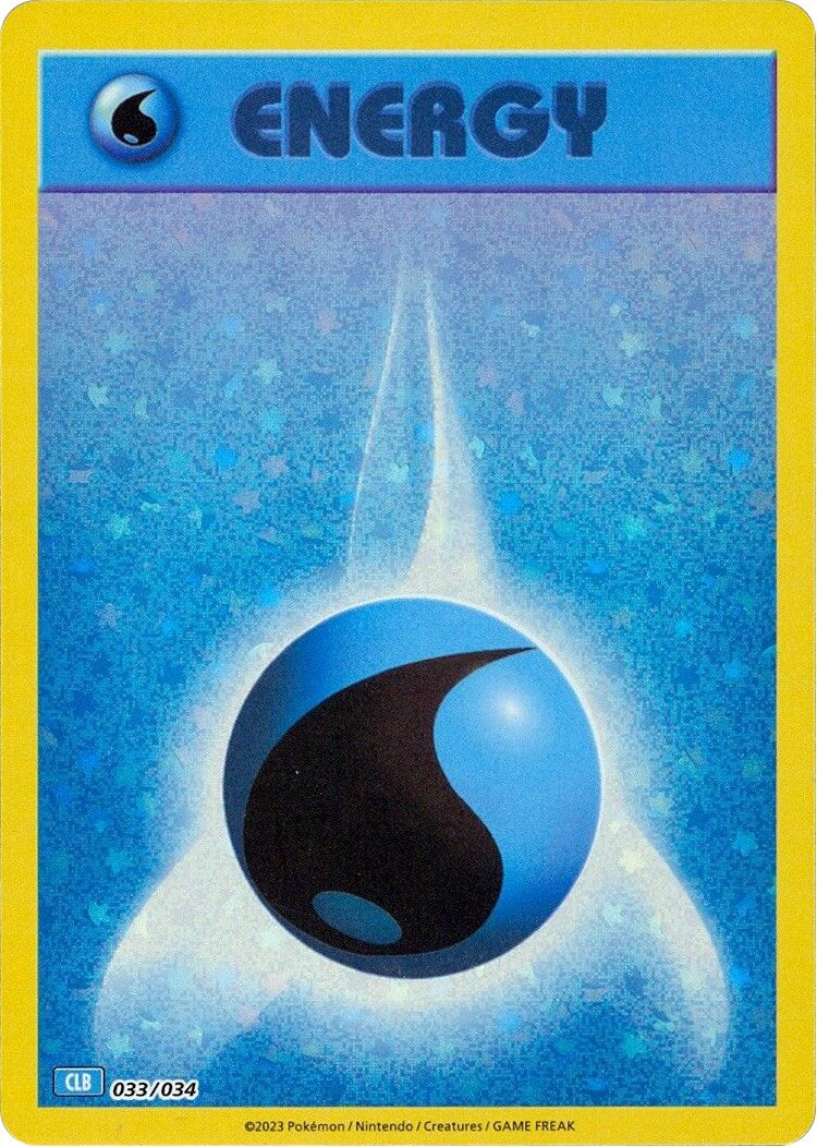 Basic Water Energy [Trading Card Game Classic] | Nerdhalla Games