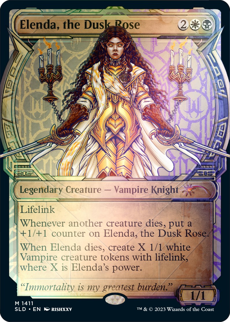 Elenda, the Dusk Rose (Rainbow Foil) [Secret Lair Drop Series] | Nerdhalla Games