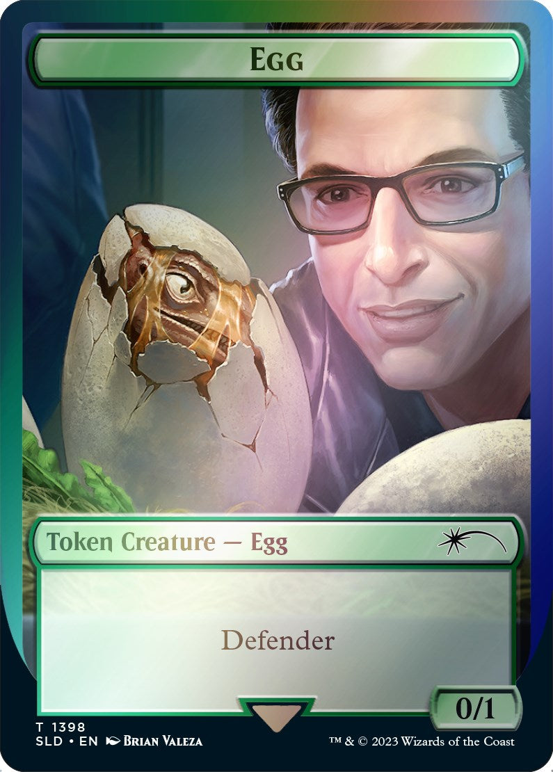 Egg Token (Rainbow Foil) [Secret Lair Drop Series] | Nerdhalla Games