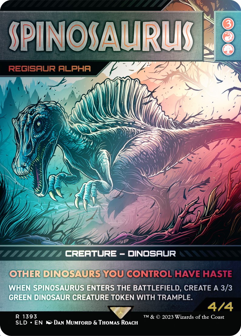 Spinosaurus - Regisaur Alpha (Rainbow Foil) [Secret Lair Drop Series] | Nerdhalla Games