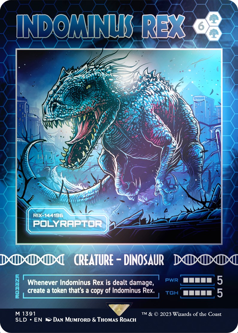 Indominus Rex - Polyraptor (Rainbow Foil) [Secret Lair Drop Series] | Nerdhalla Games