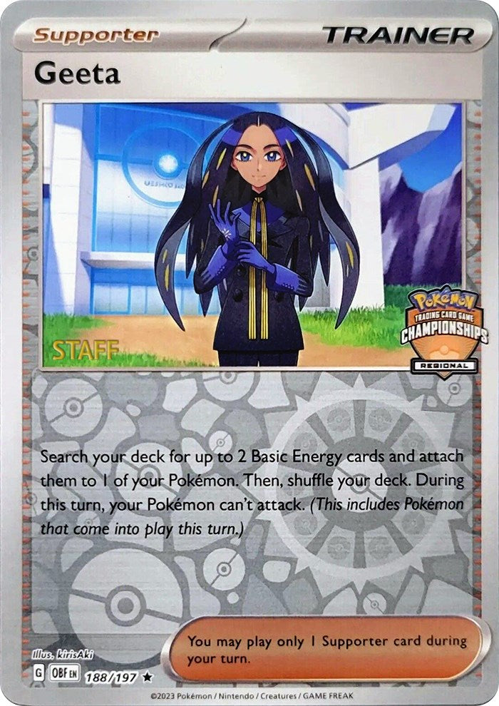 Geeta (188/197) (Staff Regional Championships) [League & Championship Cards] | Nerdhalla Games