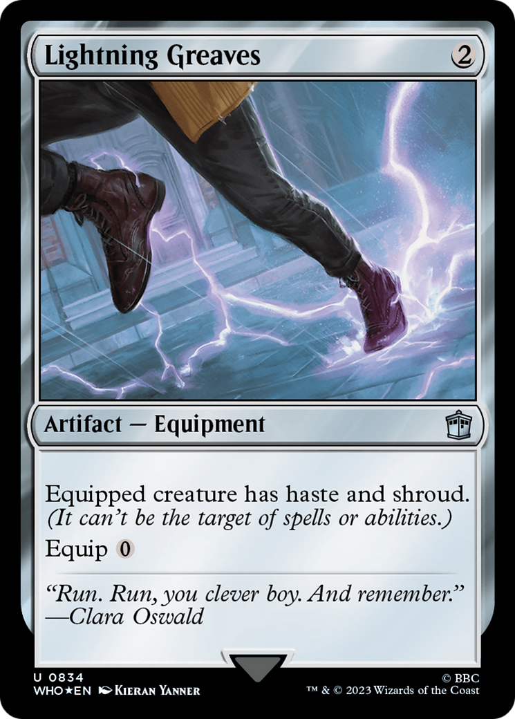 Lightning Greaves (Surge Foil) [Doctor Who] | Nerdhalla Games