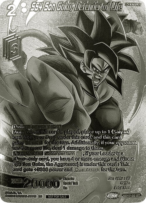 SS4 Son Goku, Defender of Life (2023 Offline Regionals Silver Print) (SD17-02) [Promotion Cards] | Nerdhalla Games