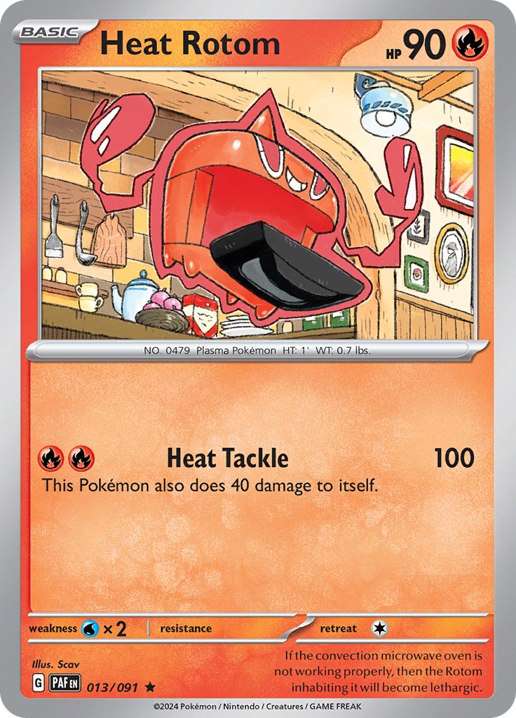 Heat Rotom (013/091) [Scarlet & Violet: Paldean Fates] | Nerdhalla Games