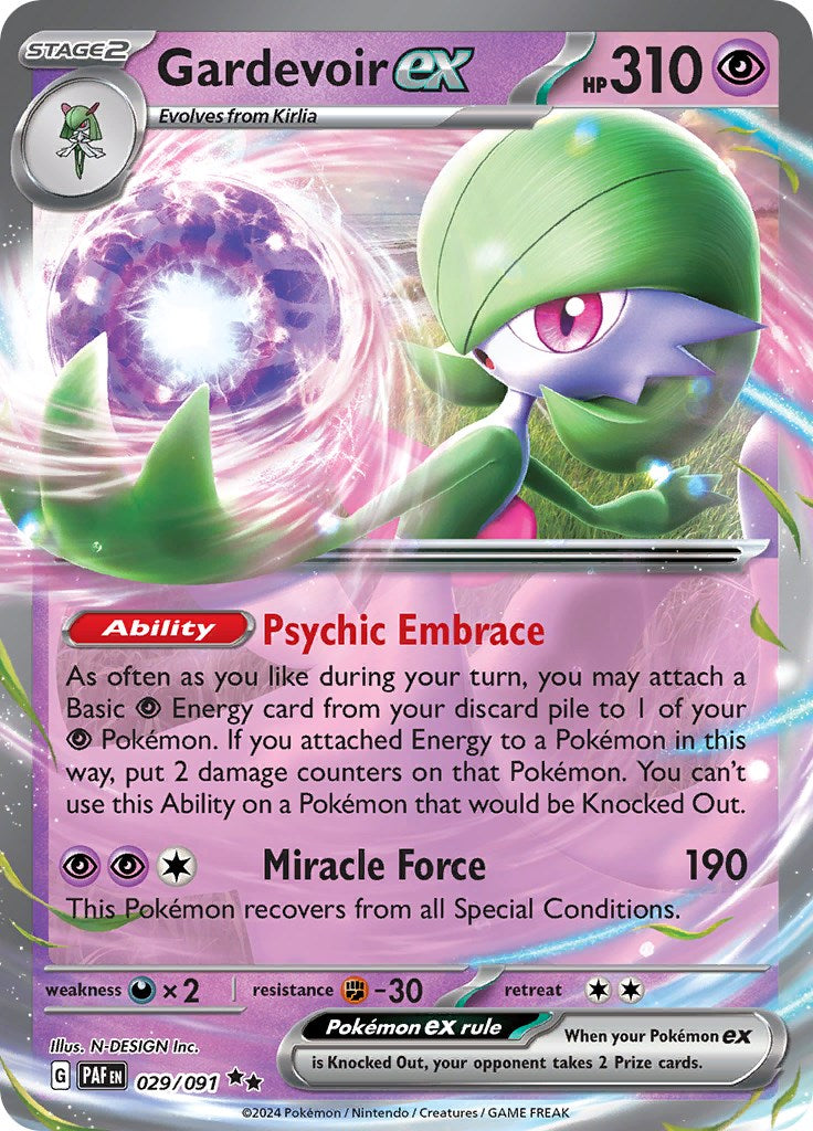 Gardevoir ex (029/091) [Scarlet & Violet: Paldean Fates] | Nerdhalla Games