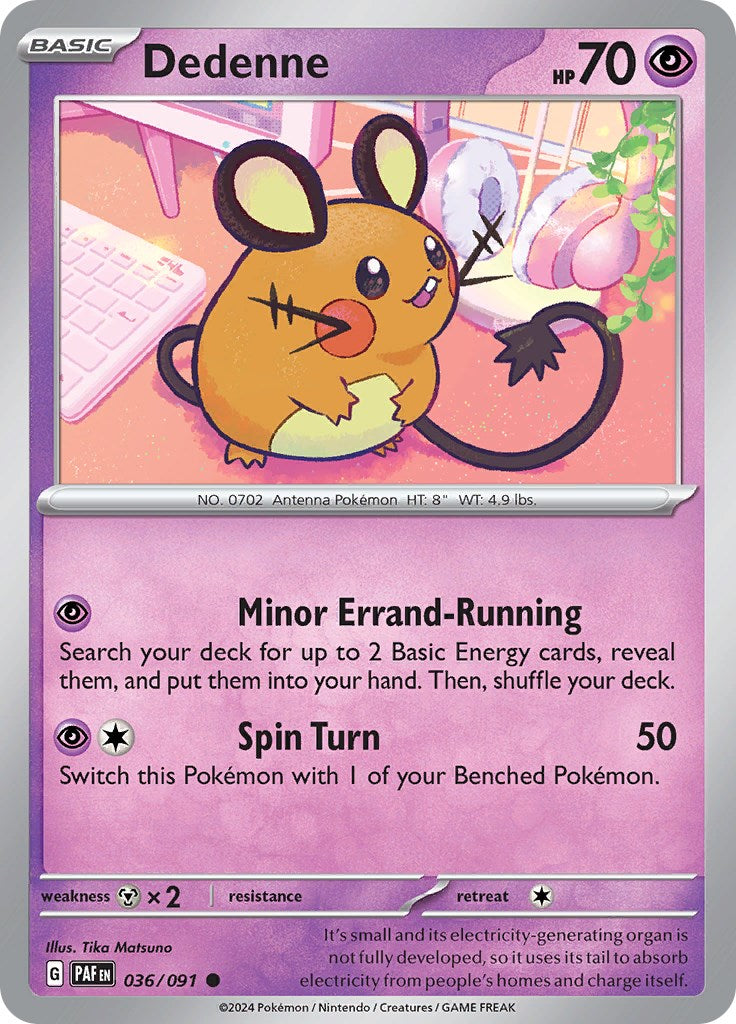 Dedenne (036/091) [Scarlet & Violet: Paldean Fates] | Nerdhalla Games