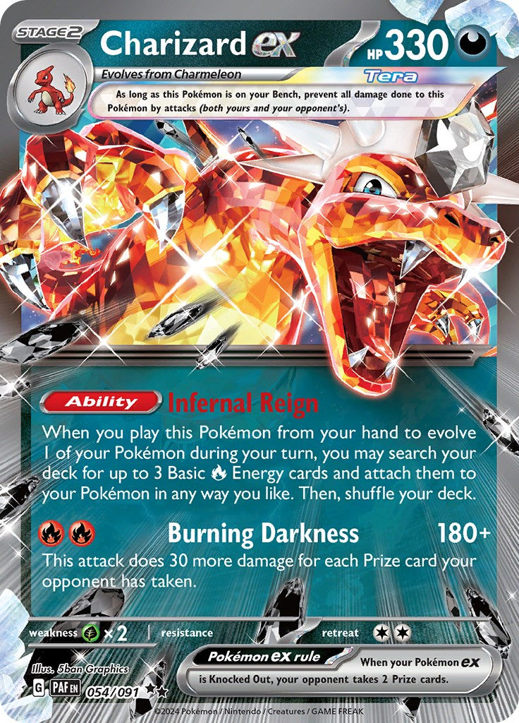 Charizard ex (054/091) [Scarlet & Violet: Paldean Fates] | Nerdhalla Games