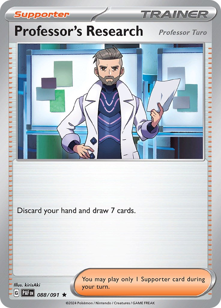 Professor's Research (088/091) [Scarlet & Violet: Paldean Fates] | Nerdhalla Games