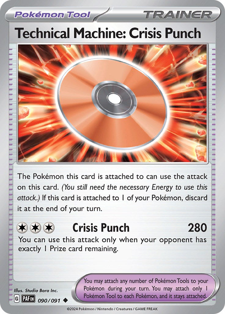 Technical Machine: Crisis Punch (090/091) [Scarlet & Violet: Paldean Fates] | Nerdhalla Games