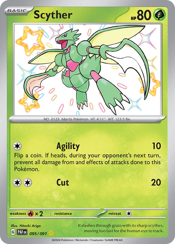 Scyther (095/091) [Scarlet & Violet: Paldean Fates] | Nerdhalla Games