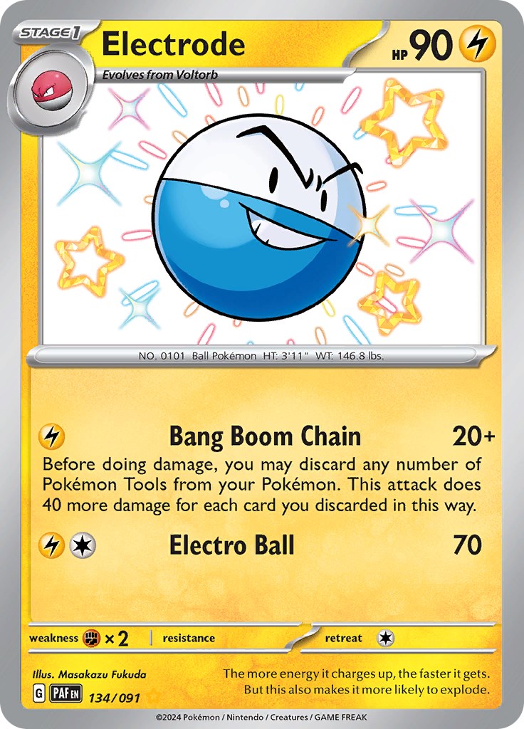 Electrode (134/091) [Scarlet & Violet: Paldean Fates] | Nerdhalla Games