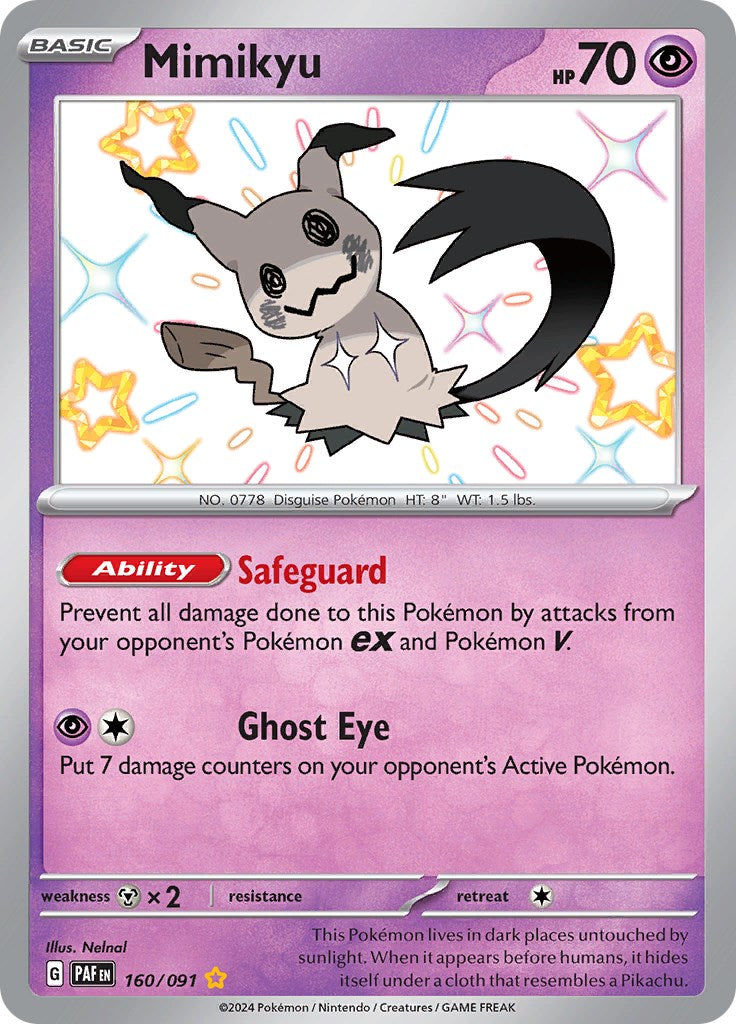 Mimikyu -160/091 [Scarlet & Violet: Paldean Fates] | Nerdhalla Games