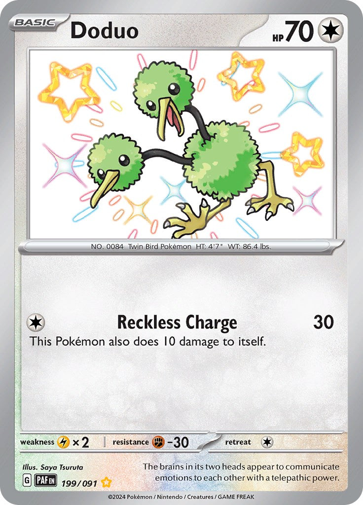 Doduo (199/091) [Scarlet & Violet: Paldean Fates] | Nerdhalla Games