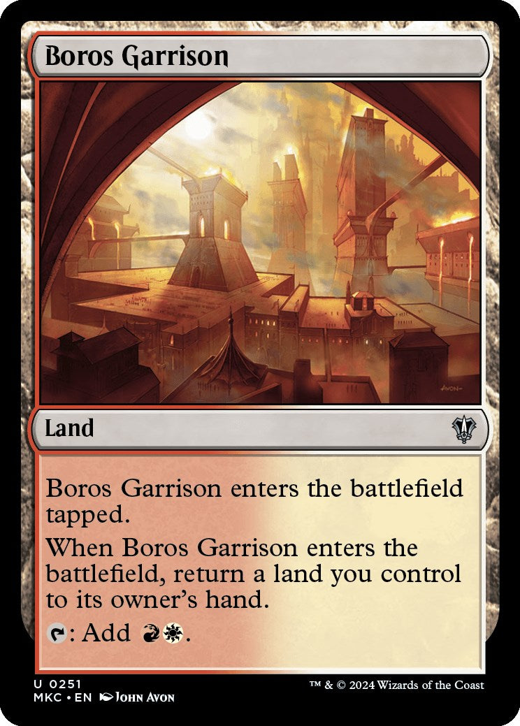 Boros Garrison [Murders at Karlov Manor Commander] | Nerdhalla Games