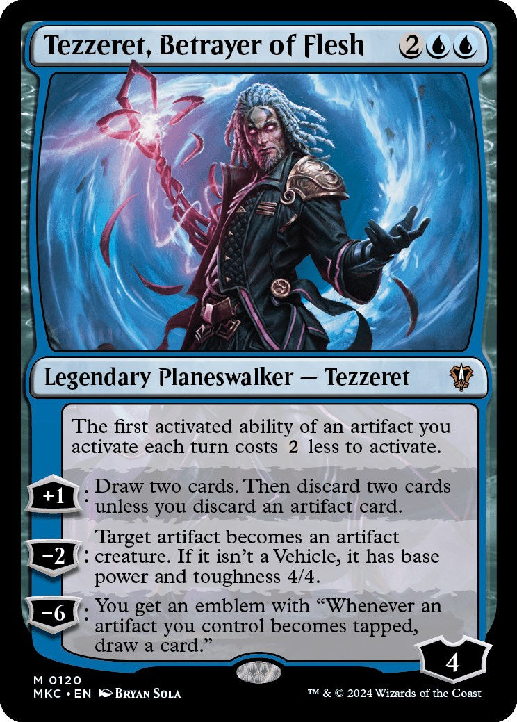 Tezzeret, Betrayer of Flesh [Murders at Karlov Manor Commander] | Nerdhalla Games