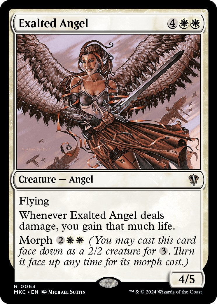 Exalted Angel [Murders at Karlov Manor Commander] | Nerdhalla Games