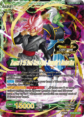 Zamasu & Goku Black // Zamasu & SS Rose Goku Black, Humanity's Destruction (2023 Worlds ZENKAI 06 Leader Set) (BT23-072) [Tournament Promotion Cards] | Nerdhalla Games