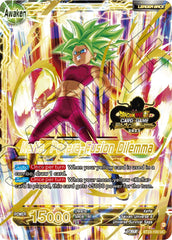 Kale & Caulifla // Kefla, Potara-Fusion Dilemma (2023 Worlds ZENKAI 06 Leader Set) (BT23-100) [Tournament Promotion Cards] | Nerdhalla Games