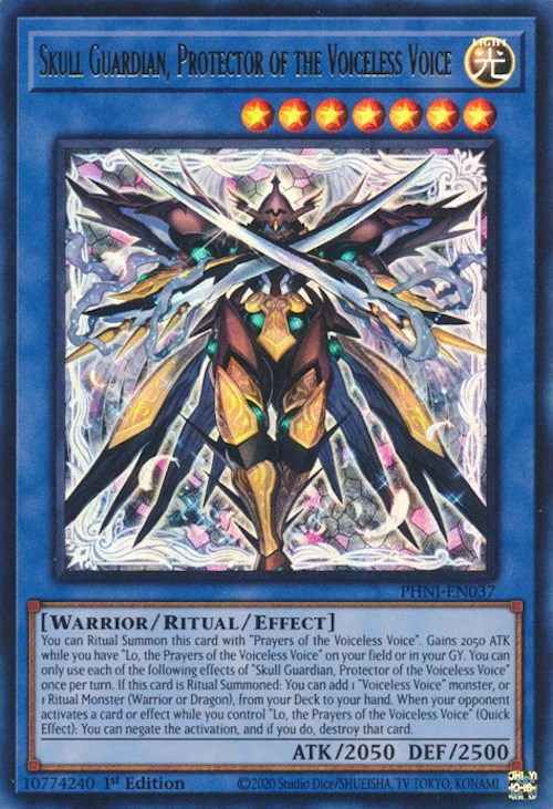 Skull Guardian, Protector of the Voiceless Voice [PHNI-EN037] Ultra Rare | Nerdhalla Games