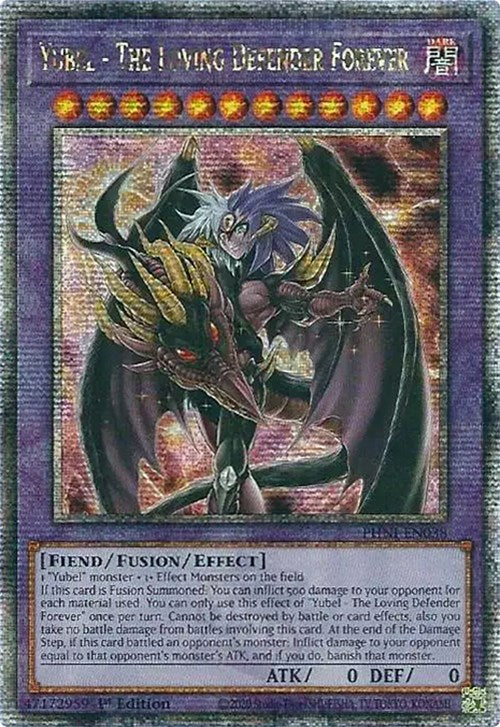 Yubel - The Loving Defender Forever [PHNI-EN038] Quarter Century Secret Rare | Nerdhalla Games