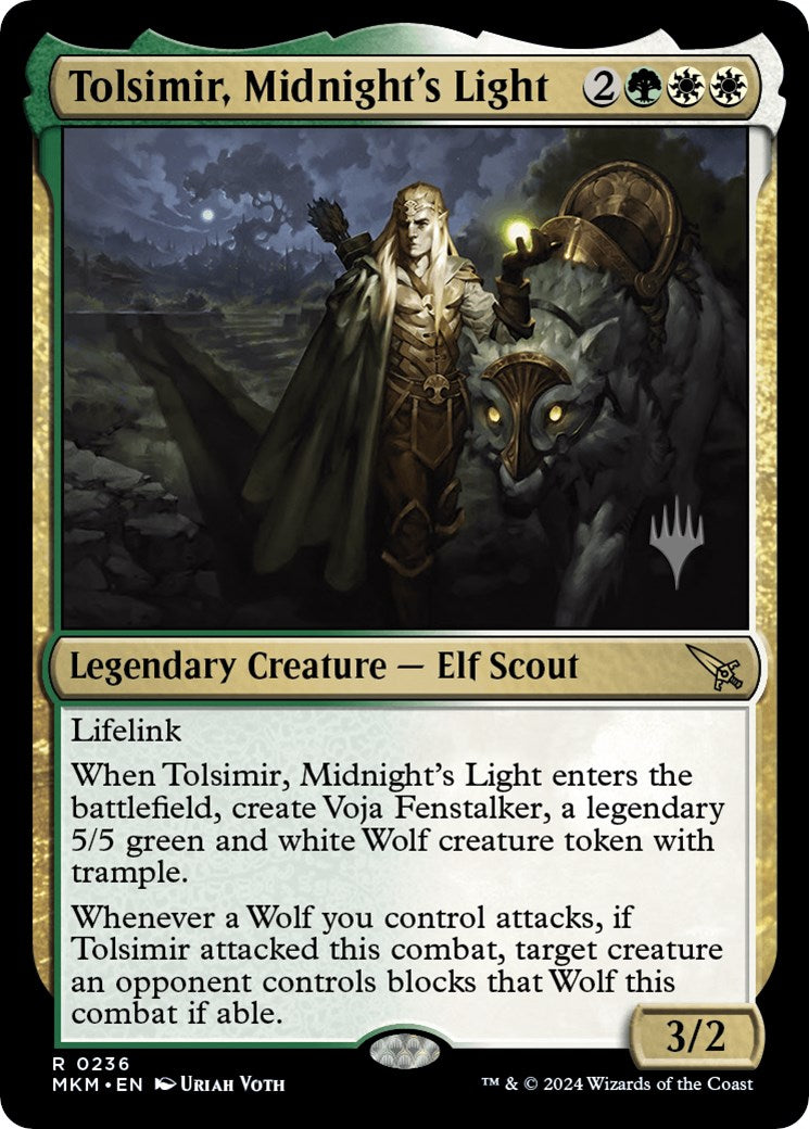 Tolsimir, Midnight's Light (Promo Pack) [Murders at Karlov Manor Promos] | Nerdhalla Games