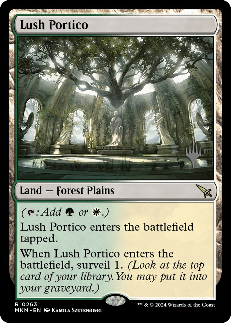 Lush Portico (Promo Pack) [Murders at Karlov Manor Promos] | Nerdhalla Games