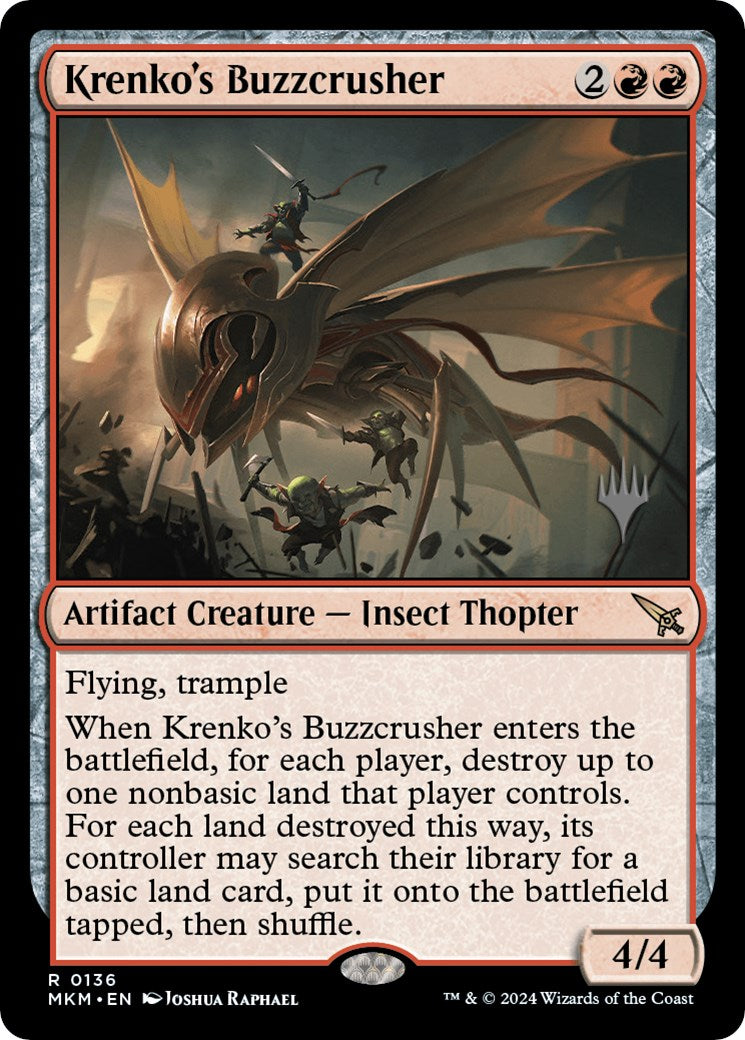 Krenko's Buzzcrusher (Promo Pack) [Murders at Karlov Manor Promos] | Nerdhalla Games