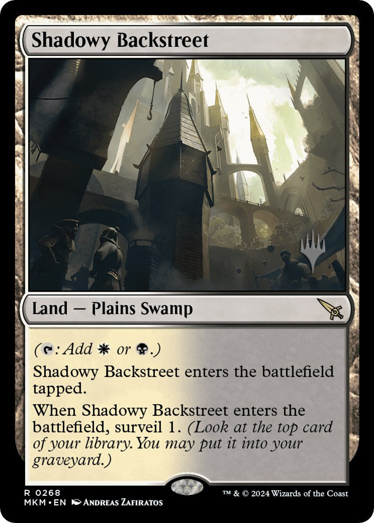 Shadowy Backstreet (Promo Pack) [Murders at Karlov Manor Promos] | Nerdhalla Games