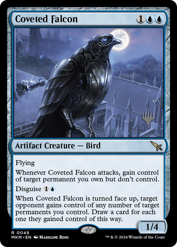 Coveted Falcon (Promo Pack) [Murders at Karlov Manor Promos] | Nerdhalla Games