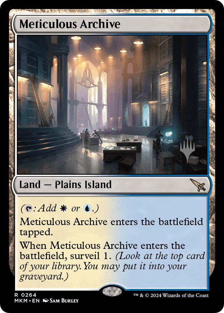 Meticulous Archive (Promo Pack) [Murders at Karlov Manor Promos] | Nerdhalla Games