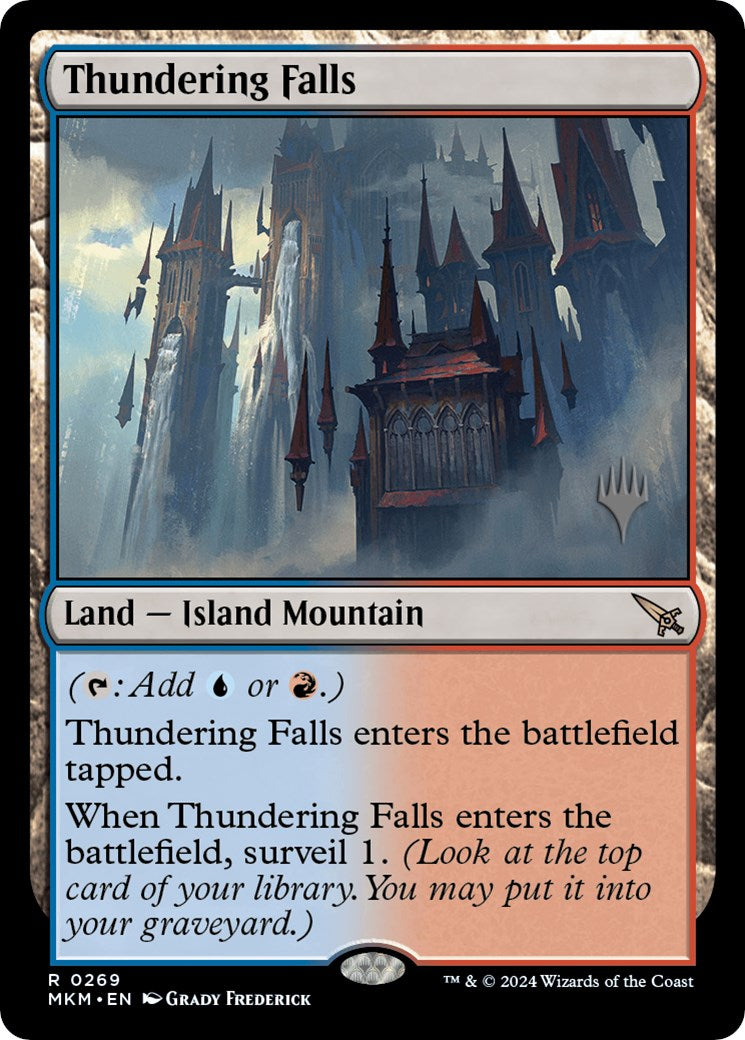 Thundering Falls (Promo Pack) [Murders at Karlov Manor Promos] | Nerdhalla Games