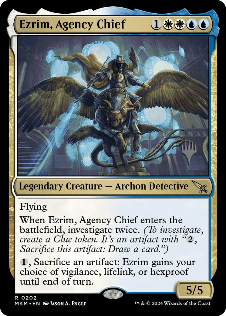 Ezrim, Agency Chief (Promo Pack) [Murders at Karlov Manor Promos] | Nerdhalla Games