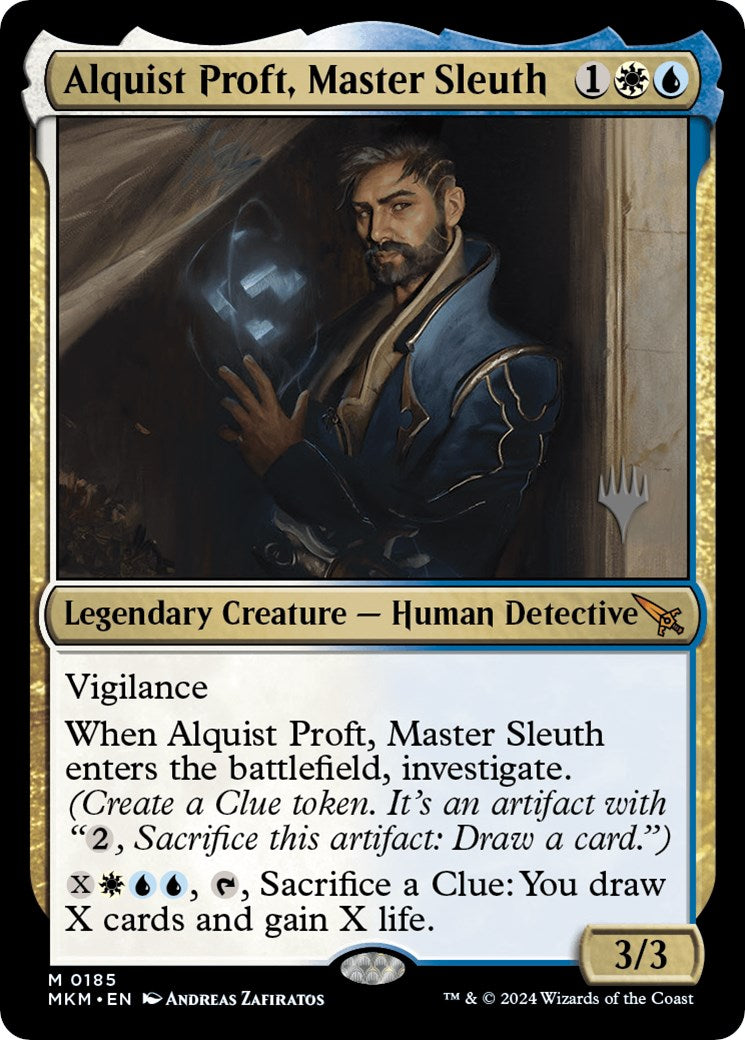 Alquist Proft, Master Sleuth (Promo Pack) [Murders at Karlov Manor Promos] | Nerdhalla Games