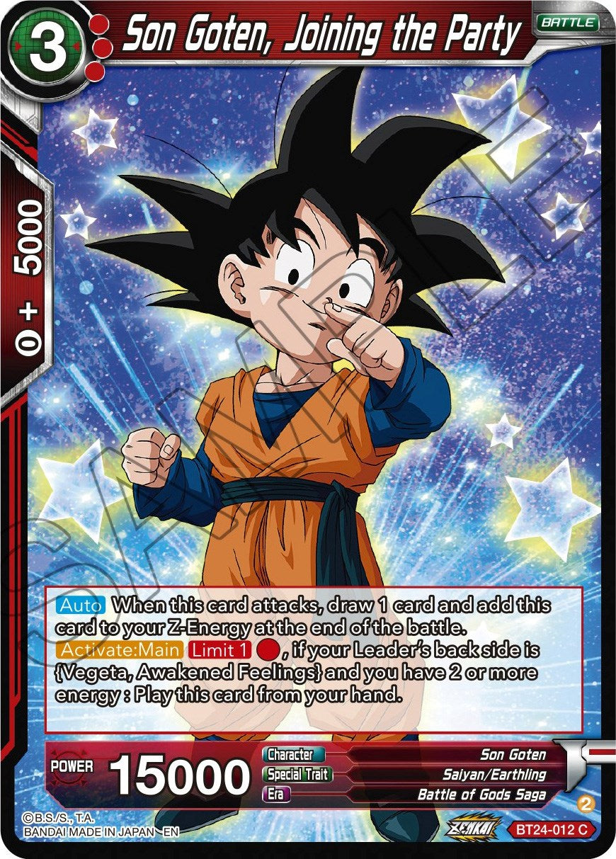 Son Goten, Joining the Party (BT24-012) [Beyond Generations] | Nerdhalla Games