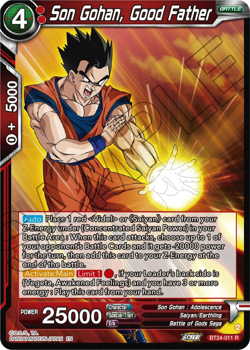 Son Gohan, Good Father (BT24-011) [Beyond Generations] | Nerdhalla Games