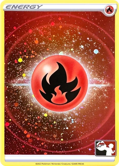 Fire Energy (Cosmos Holo) [Prize Pack Series Three] | Nerdhalla Games