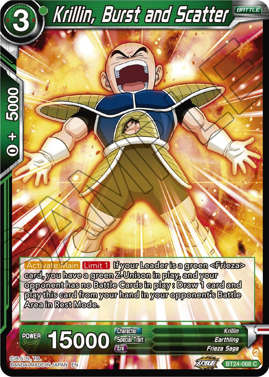 Krillin, Burst and Scatter (BT24-068) [Beyond Generations] | Nerdhalla Games