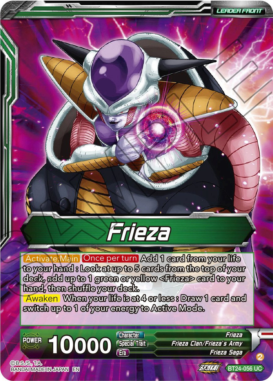 Frieza // Frieza, Scourge of Saiyans (BT24-056) [Beyond Generations] | Nerdhalla Games