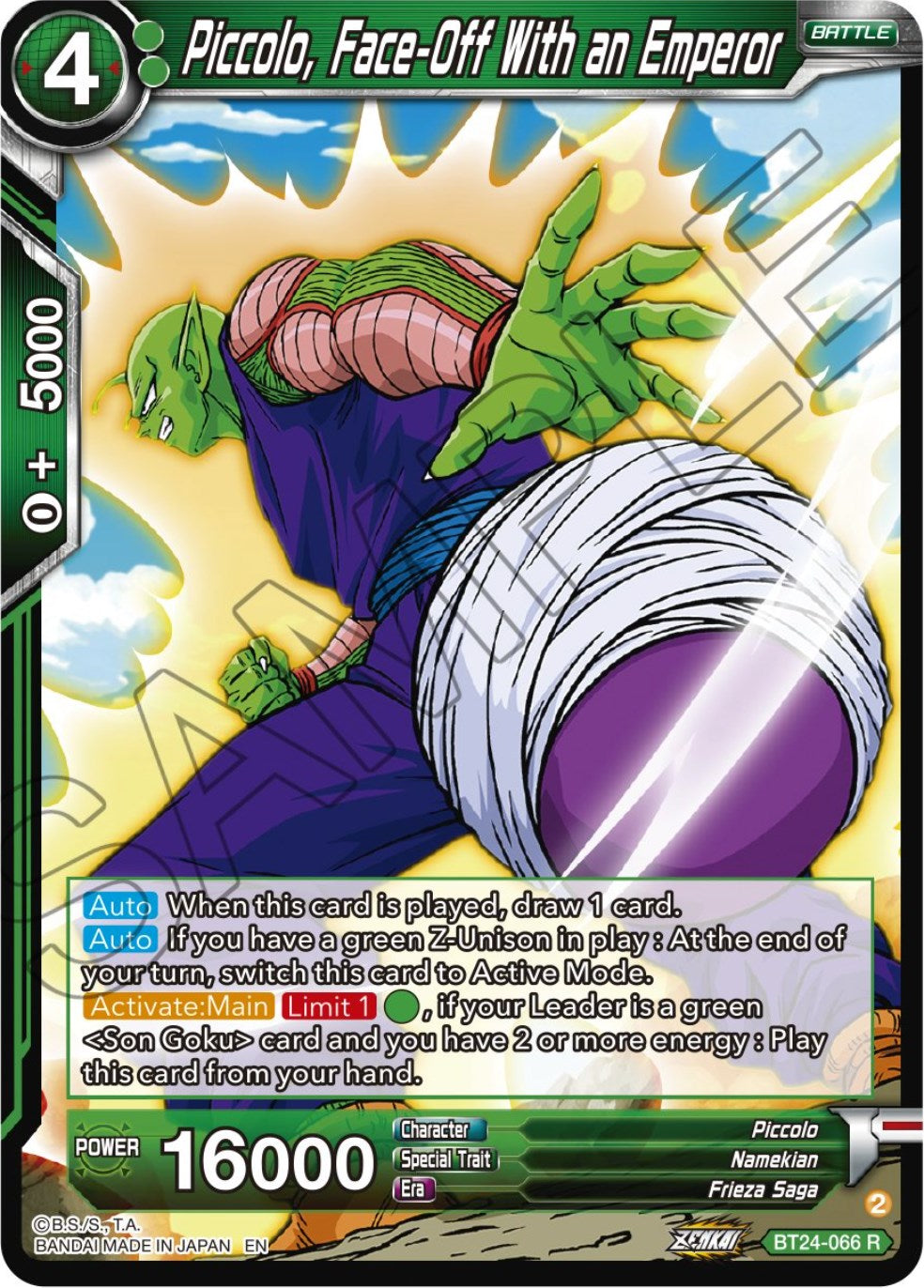 Piccolo, Face-Off With an Emperor (BT24-066) [Beyond Generations] | Nerdhalla Games