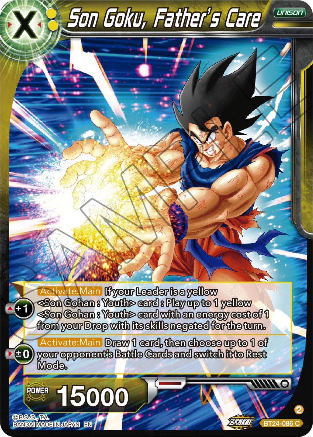 Son Goku, Father's Care (BT24-086) [Beyond Generations] | Nerdhalla Games