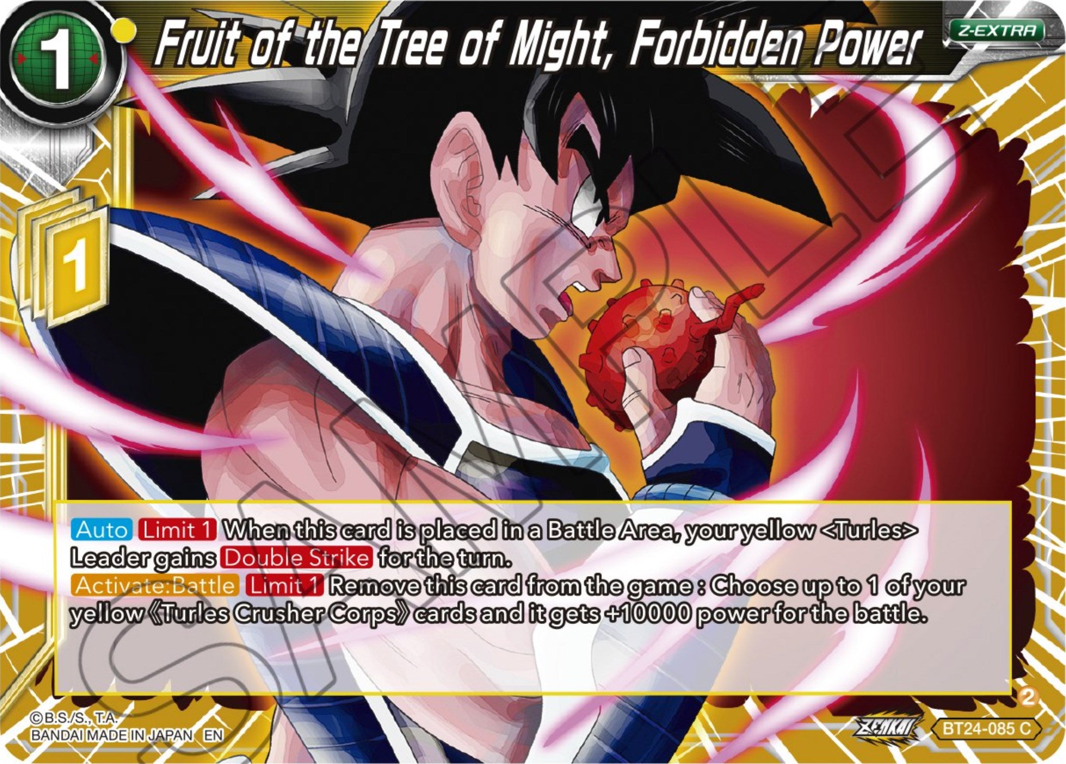 Fruit of the Tree of Might, Forbidden Power (BT24-085) [Beyond Generations] | Nerdhalla Games